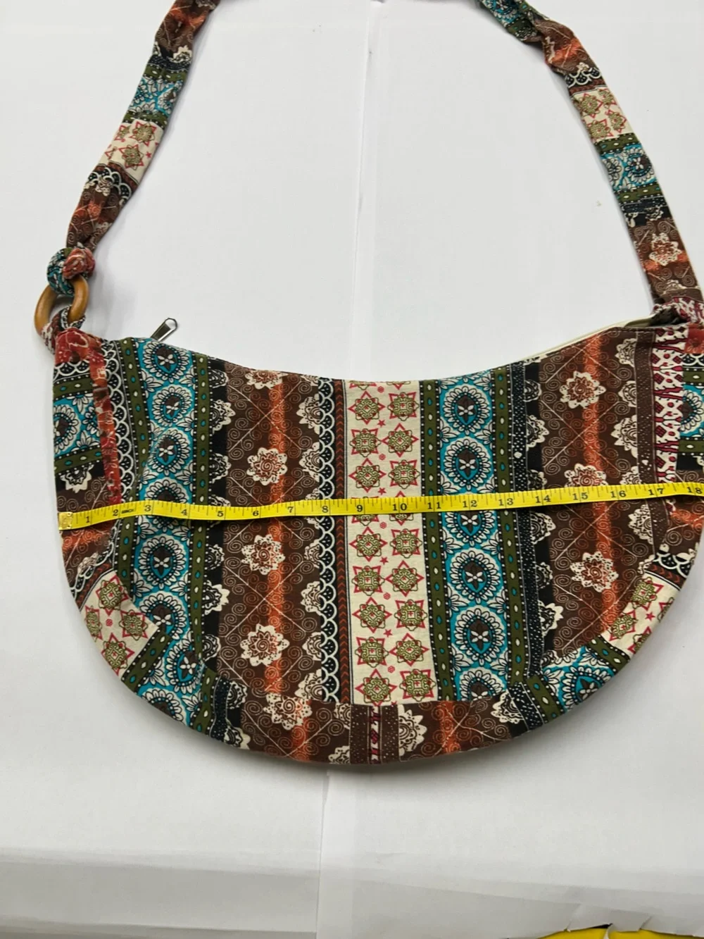 Boho Hippie Hobo Sling Bag Retro Tribal Canvas Crossbody